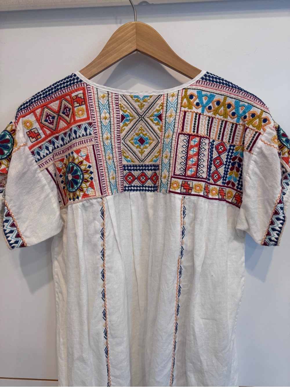 JWLA Johnny Was Embroidered Shift Dress Medium